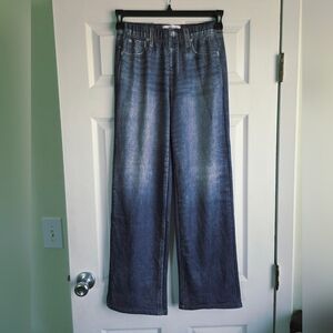 Mila Rosabella ✨️ Classic Blue Wide Leg Women's Sweatpant Jeans Size S